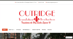 Desktop Screenshot of outridgetranslation.com