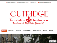 Tablet Screenshot of outridgetranslation.com